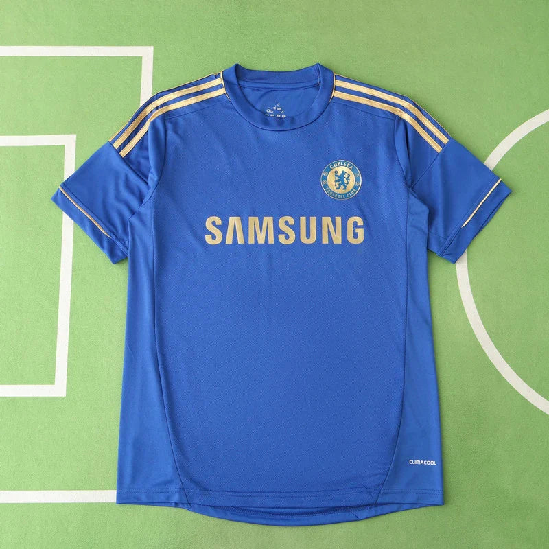 Chelsea F.C 12/13 Season Blue Home Retro Jersey Trikot Soccer Shirt