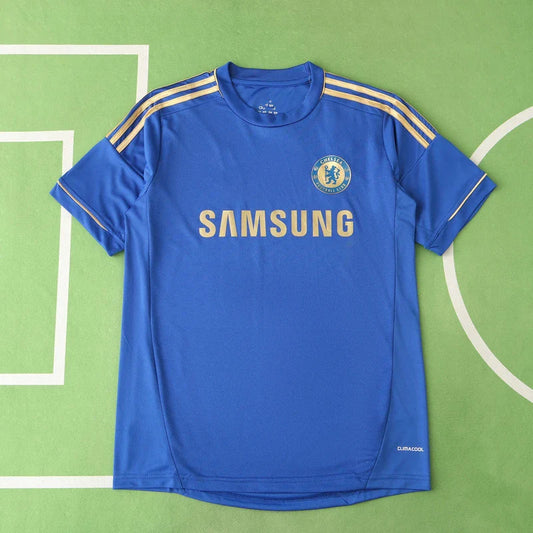 Chelsea F.C 12/13 Season Blue Home Retro Jersey Trikot Soccer Shirt