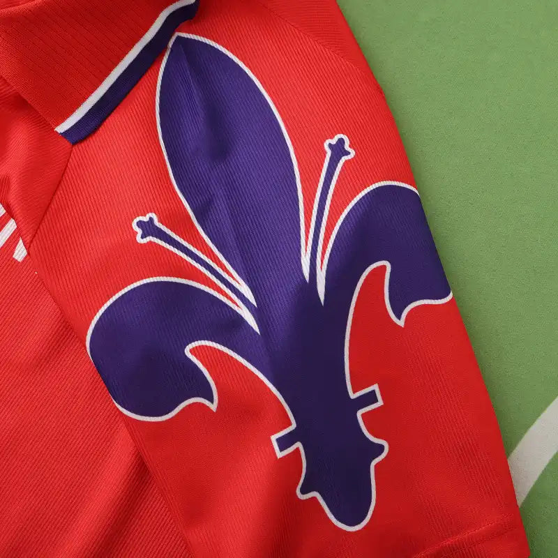 ACF Fiorentina 95/96 Season Red Third Retro Jersey Trikot Soccer Shirt