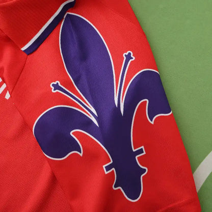ACF Fiorentina 95/96 Season Red Third Retro Jersey Trikot Soccer Shirt