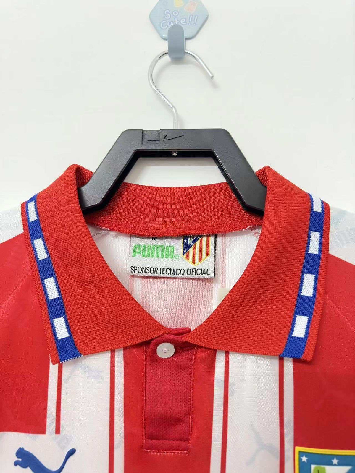 Atlético de Madrid 1994-1995 Season Home Retro Football Jersey Trikot Maillot