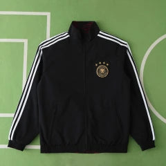 Germany Deutschland Double Sides Windbreaker – Wendejacke Schwarz