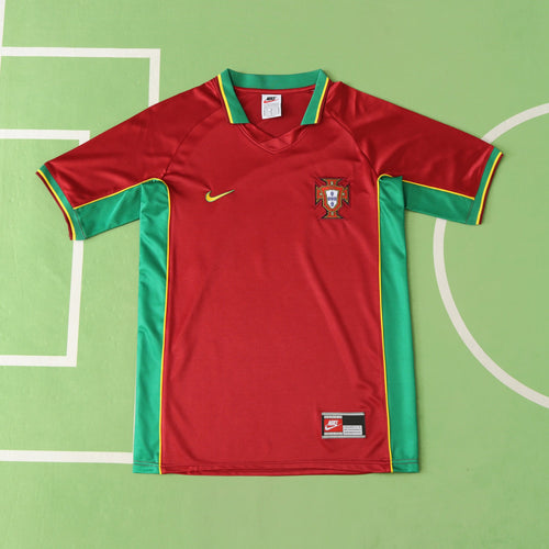 98 Saison Portugal Heim Fußball Trikot