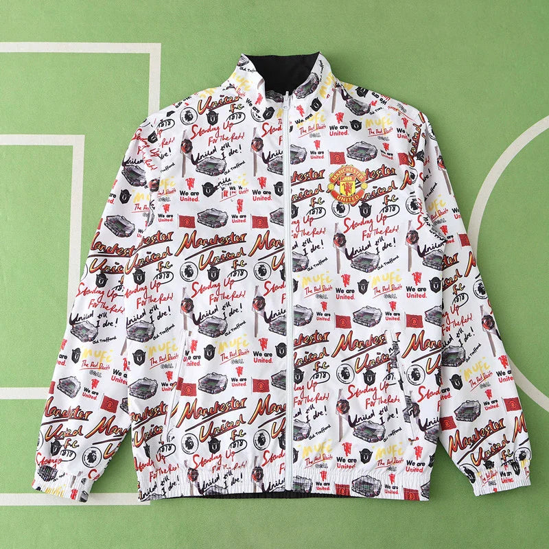 Manchester United F.C. Wende-Windbreaker – Wendbare Jacke