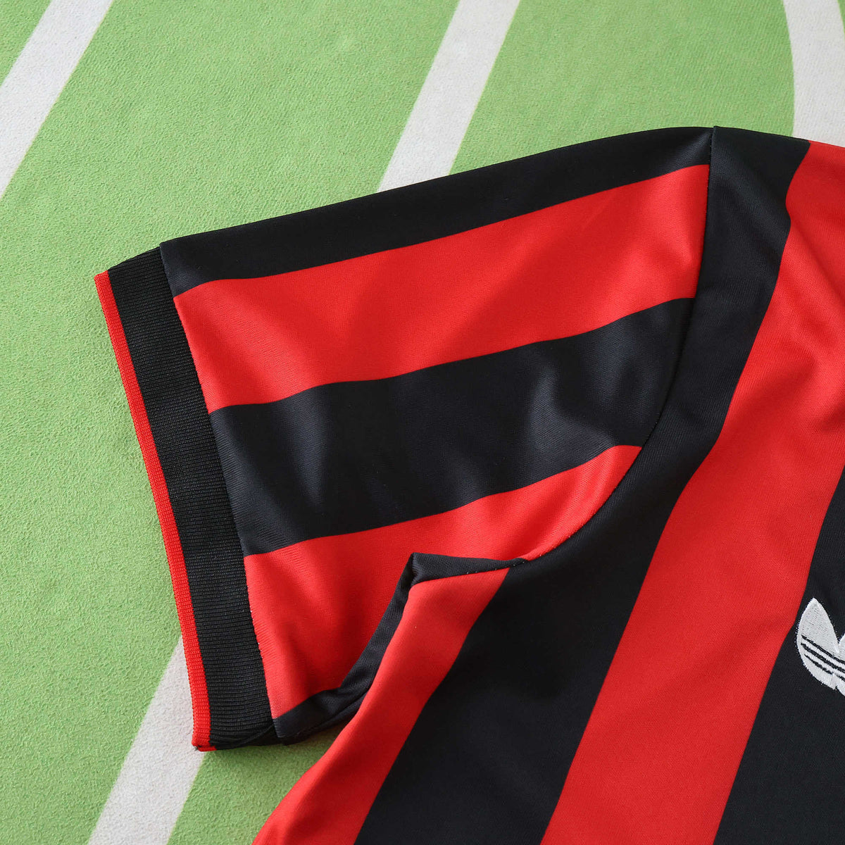 A.C. Milan 1990-1991 Season Retro Home Kids Football Jersey Trikot Maillot