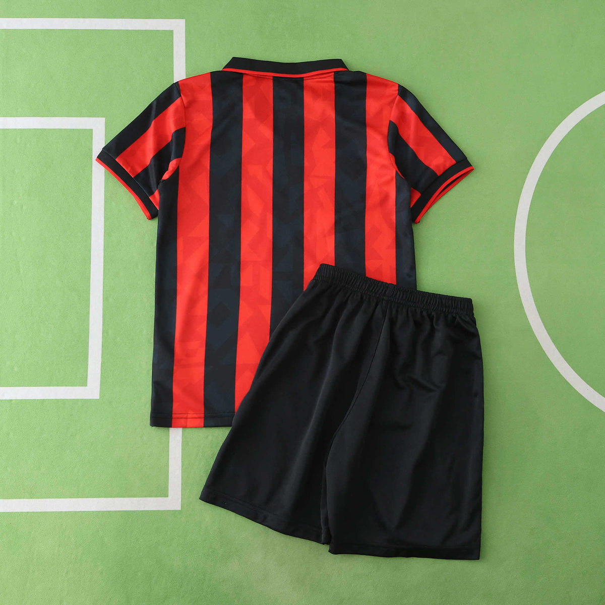 A.C. Milan 1993-1994 Season Retro Home Kids Football Jersey Trikot Maillot