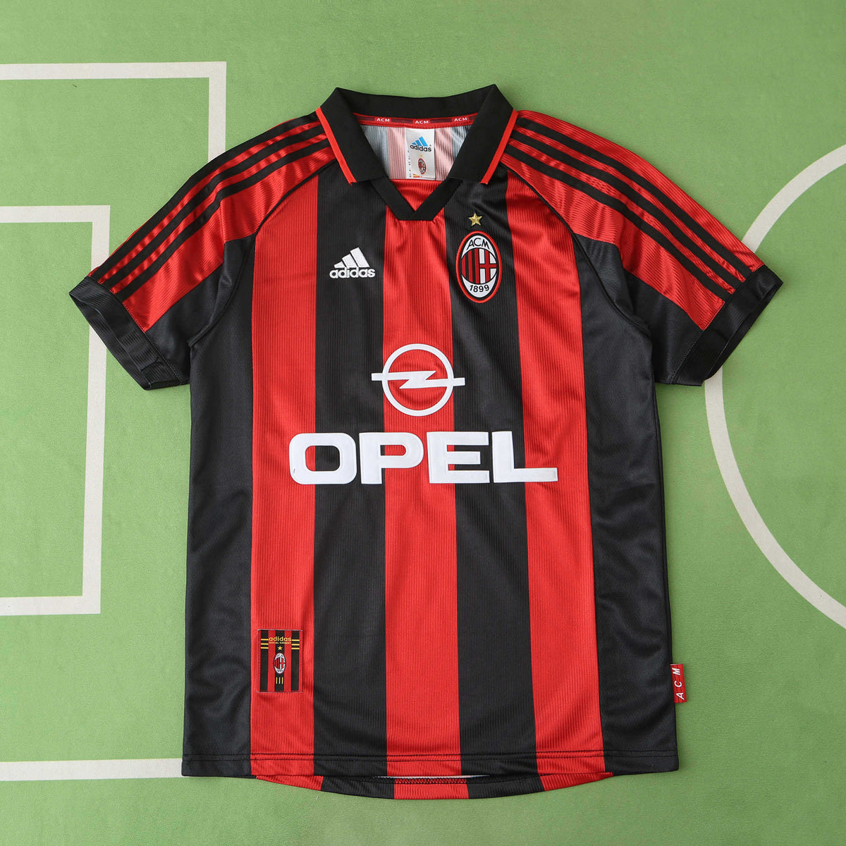 A.C Milan 1998-1999 Season Home Retro Football Jersey Trikot Maillot