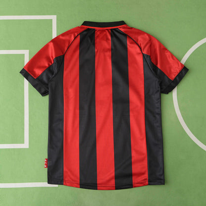 A.C Milan 1998-1999 Season Home Retro Football Jersey Trikot Maillot