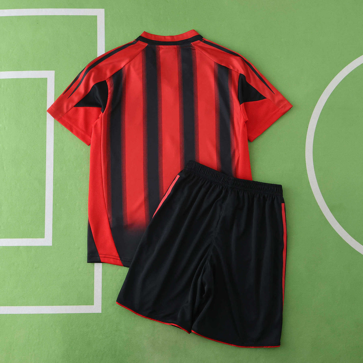 A.C. Milan 2004-2005 Season Retro Home Kids Football Jersey Trikot Maillot