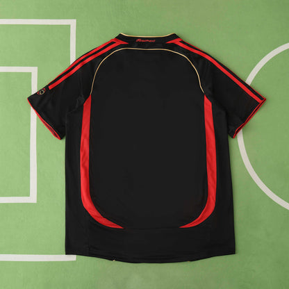 A.C Milan 2006-2007 Season Third Black Retro Football Jersey Trikot Maillot