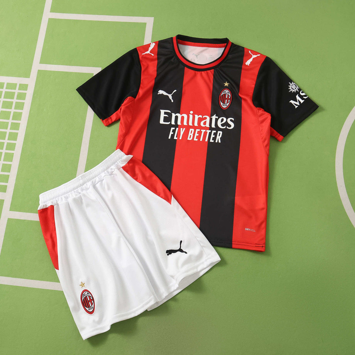 A.C. Milan 2026-2027 Season Home Kids Football Jersey Trikot Maillot
