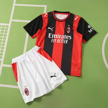A.C. Milan 2026-2027 Season Home Kids Football Jersey Trikot Maillot