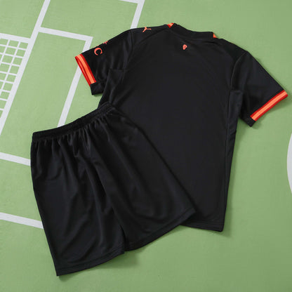 A.C. Milan 2026-2027 Season Third Black Kids Football Jersey Trikot Maillot