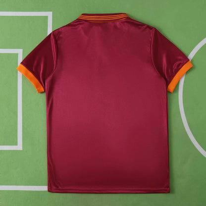 A.S Roma 1992-1993 Season Red Retro Home Football Jersey Trikot Maillot