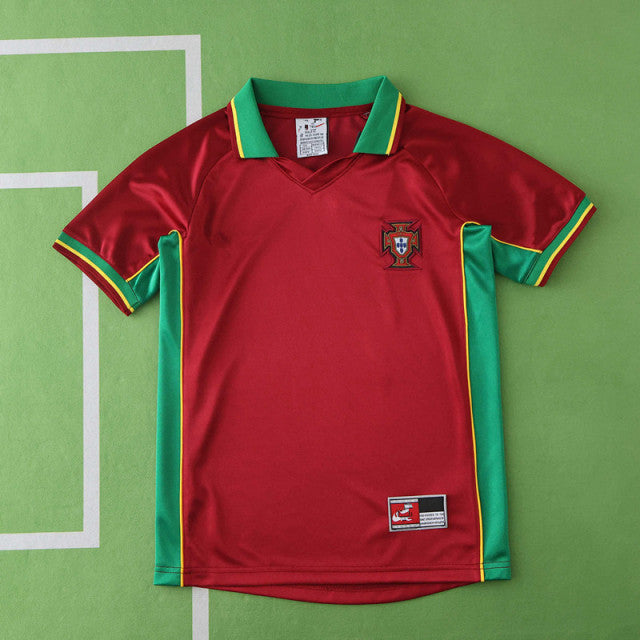 Portugal 1998 Saison Heim Kinder Retro Trikot Fußballtrikot