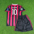 Clarence Seedorf AC Mailand 2008-2009 Kinder Heim-Retro-Fußballtrikot