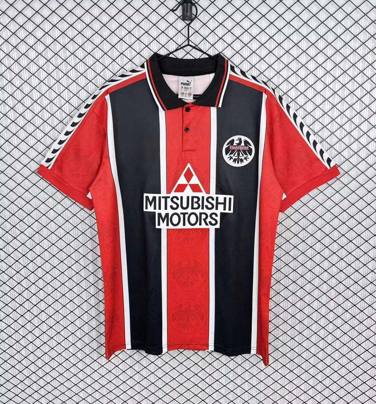 Maillot de football rétro domicile Eintracht Francfort saison 1996/1997