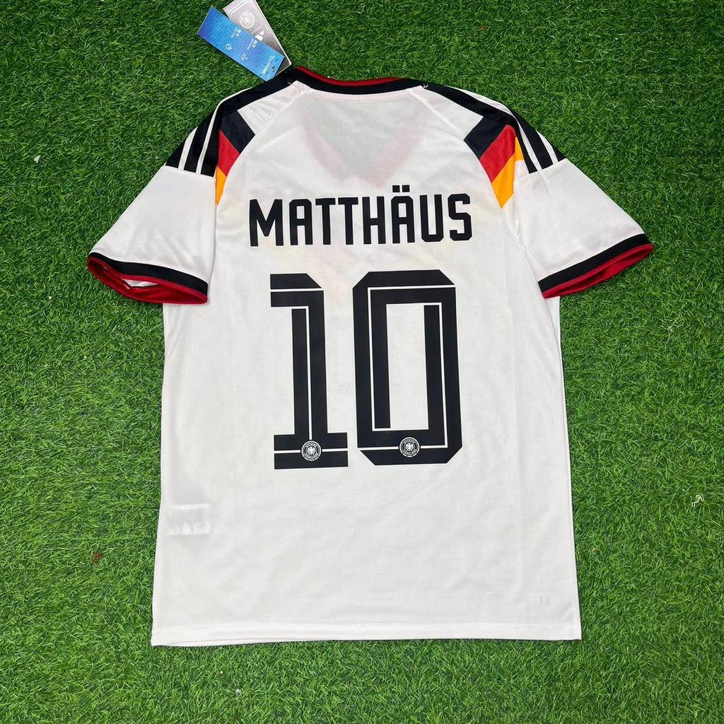 Lothar Matthäus Germany White Home Football Jersey