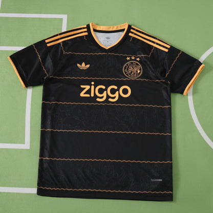 AFC Ajax 2026-2027 Season Away Black Football Jersey Trikot Maillot