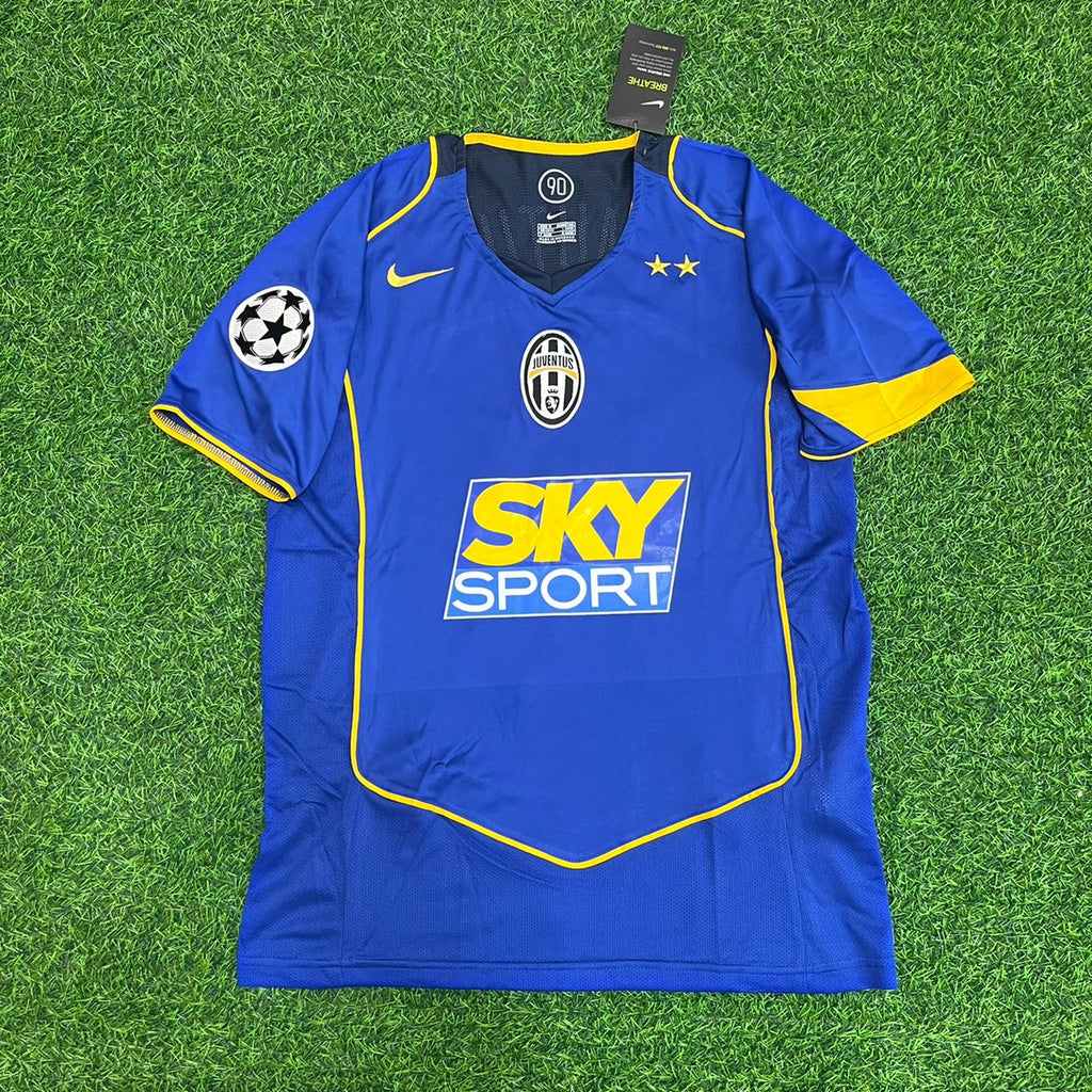 Adrian Mutu Juventus 2004-2005 Blaues Retro-Trikot Fußballtrikot | Trikot | Trikot Fußballshirt