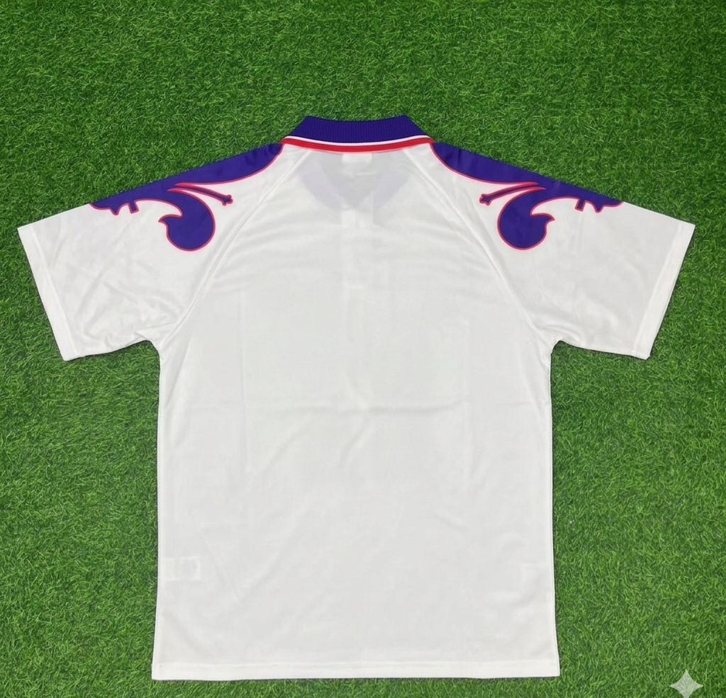 Fiorentina 1995–1997 Retro White Football Jersey