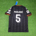 Aleksandar Pavlović 5# Deutschland WM 2026 Black Style Fußballtrikot