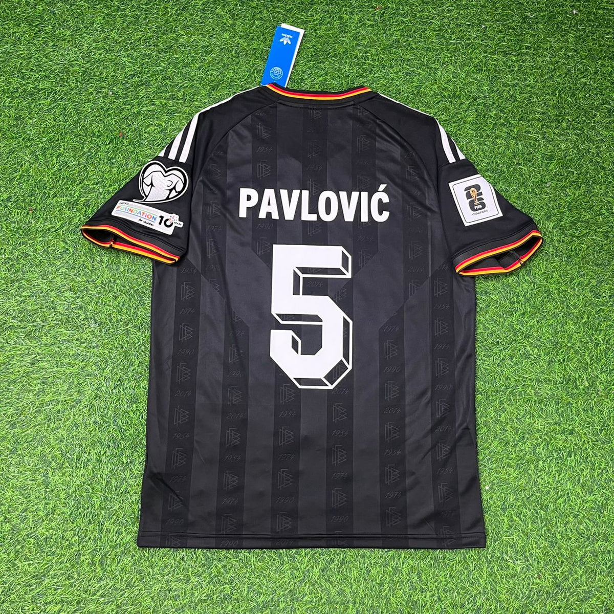 Aleksandar Pavlović 5# Germany 2026 World Cup Black Style Football Jersey Trikot