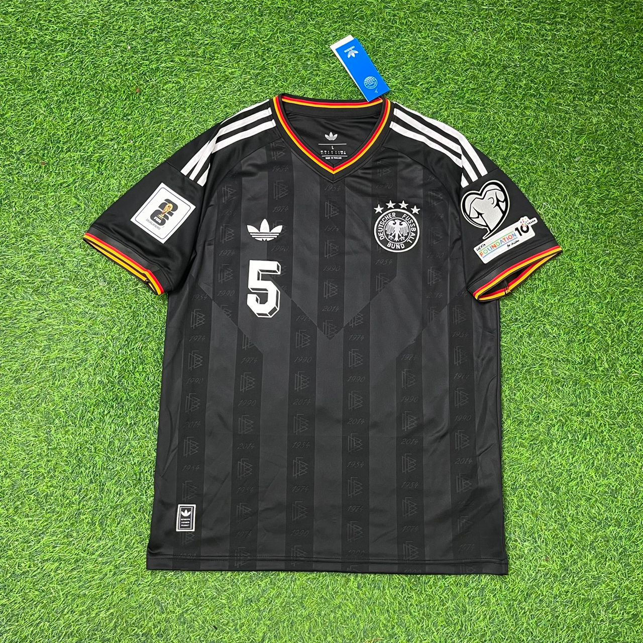 Maillot de football noir Aleksandar Pavlović 5# Allemagne Coupe du Monde 2026 Style Noir