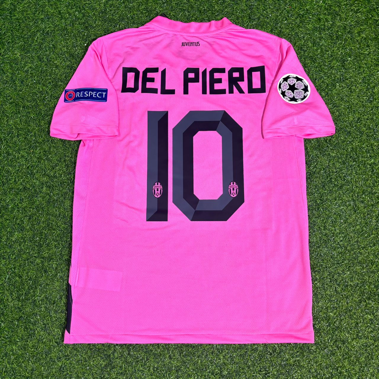 Alessandro del Piero #10 Juventus Pink 2012 2013 Season Retro Jersey Soccer Shirt
