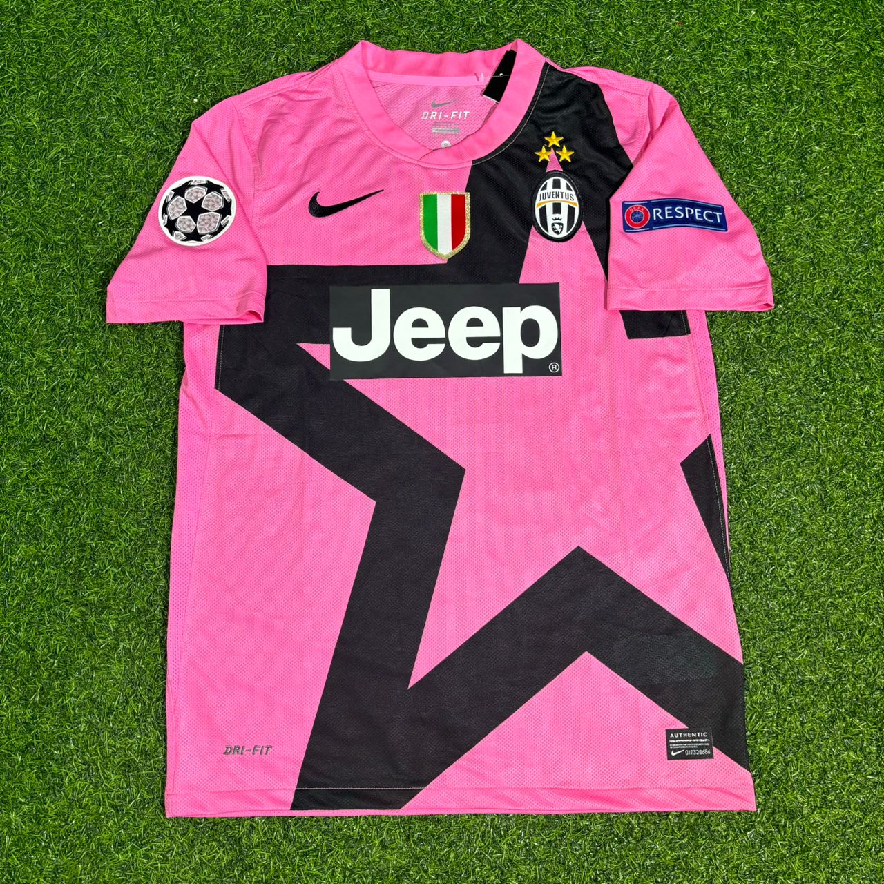 Alessandro del Piero #10 Juventus Pink 2012 2013 Season Retro Jersey Soccer Shirt