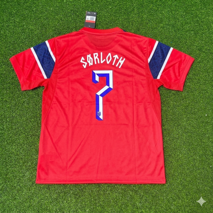 Alexander Sørloth #7 Norway 2026 World Cup Home Football Jersey
