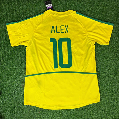 Alex de Souza #10 Fenerbahce Legende Brasilien Retro Fußballtrikot Formasi Trikot Fußballshirt