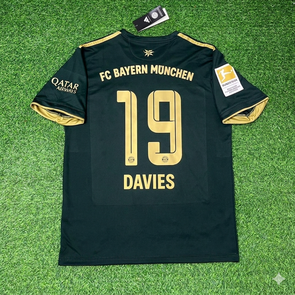 Camiseta de fútbol edición especial verde Oktoberfest 2021/22 del Bayern de Múnich – Alphonso Davies