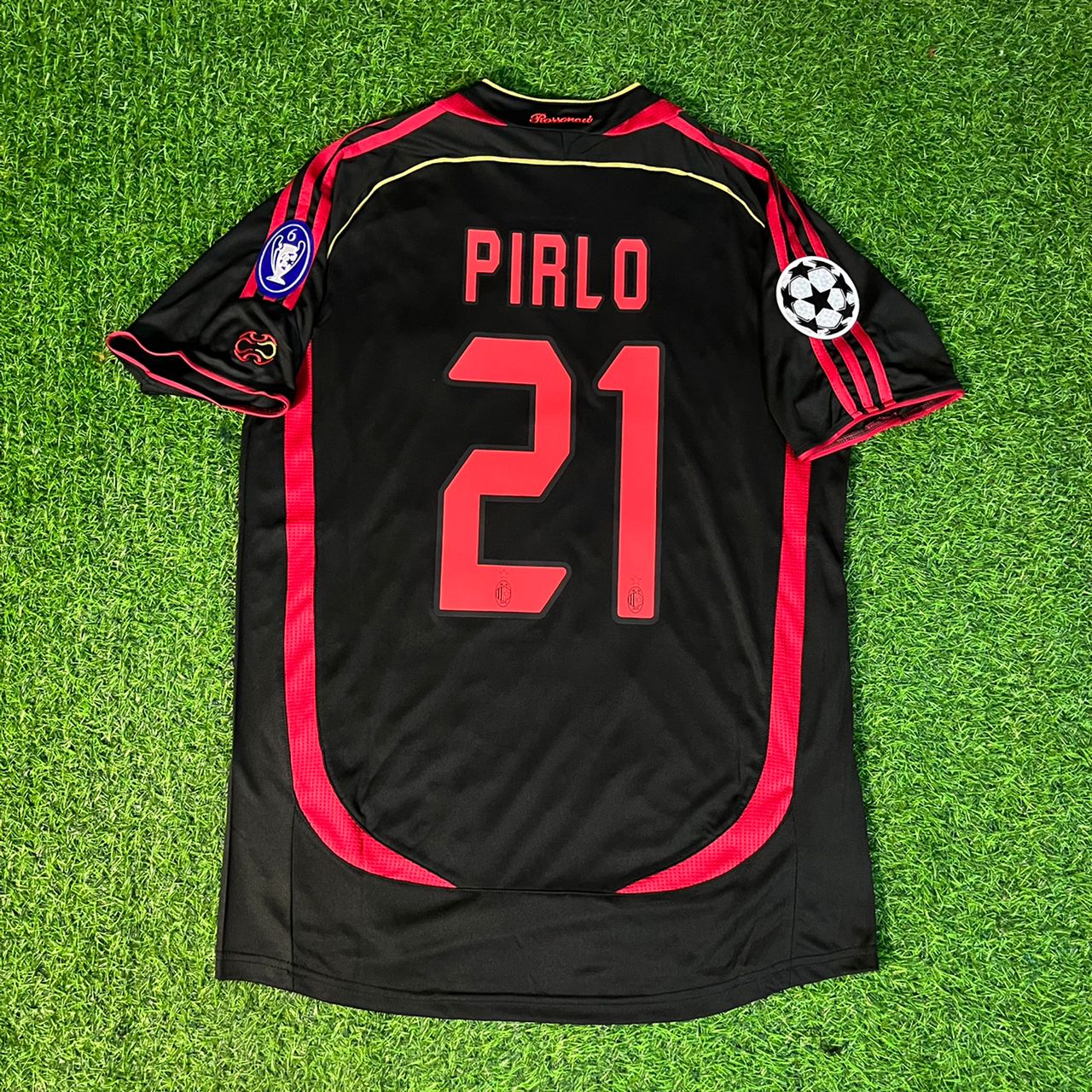 Andrea Pirlo 21 – AC Milan 2006–2007 Retro Trikot – | Trikot | Maillot | Maglia Fußballtrikot