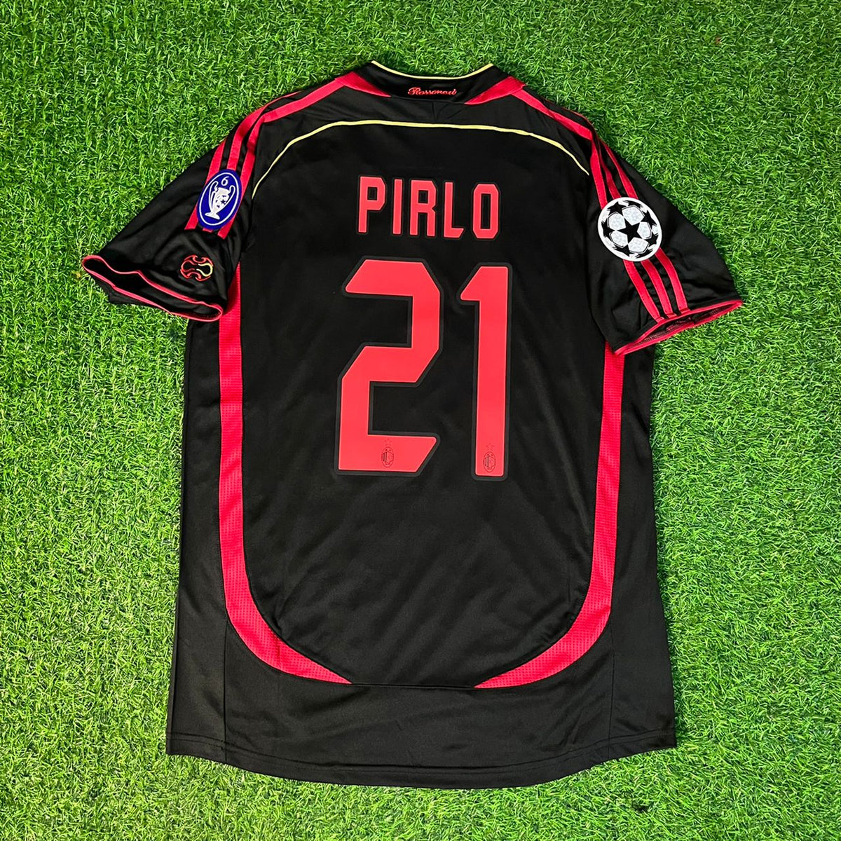Andrea Pirlo 21 – AC Milan 2006–2007 Retro Kit Jersey – | Trikot | Maillot | Maglia Soccer Shirt