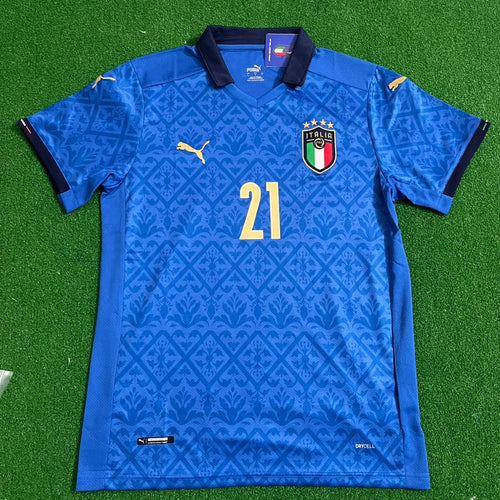 Andrea Pirlo 21 – Italien EM 2020 Final Retro Fußballtrikot – | Trikot | Maillot Soccer Shirt
