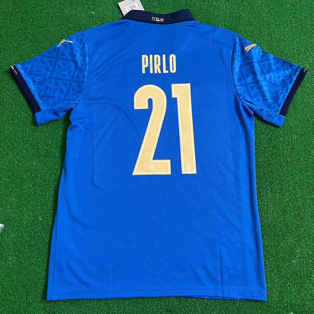 Andrea Pirlo 21 – Italy EURO 2020 Final Retro Soccer Jersey – | Trikot | Maillot Soccer Shirt