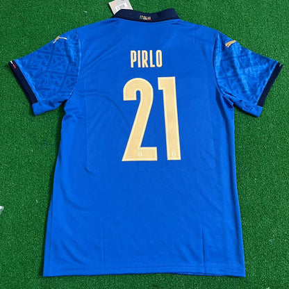 Andrea Pirlo 21 – Italy EURO 2020 Final Retro Soccer Jersey – | Trikot | Maillot Soccer Shirt