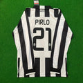 Andrea Pirlo Juventus 2014 2015 Maillot Rétro Manches Longues Trikot Maglia Maillot de Foot