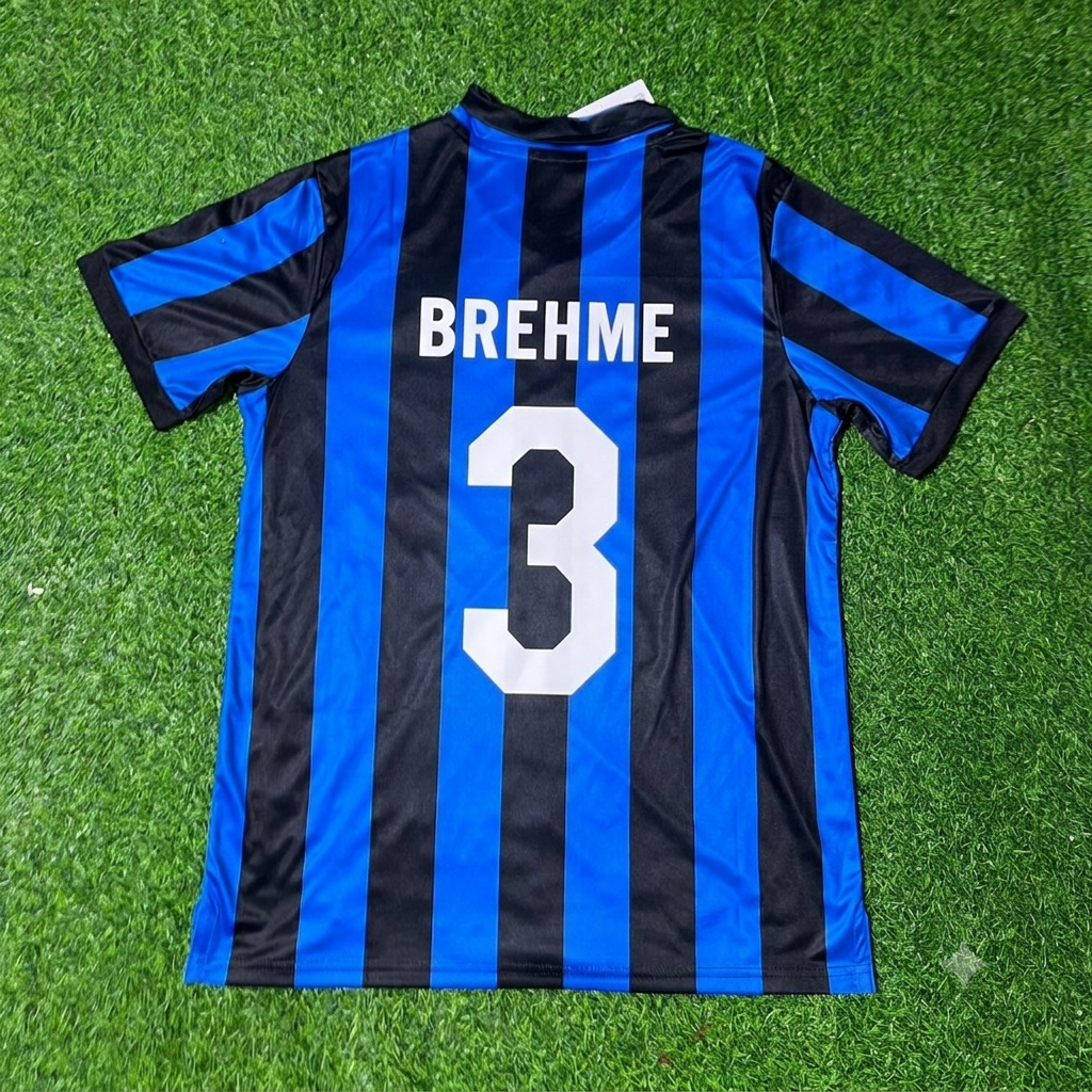 Andreas Brehme Inter 1988/1990 Retro Home Football Jersey