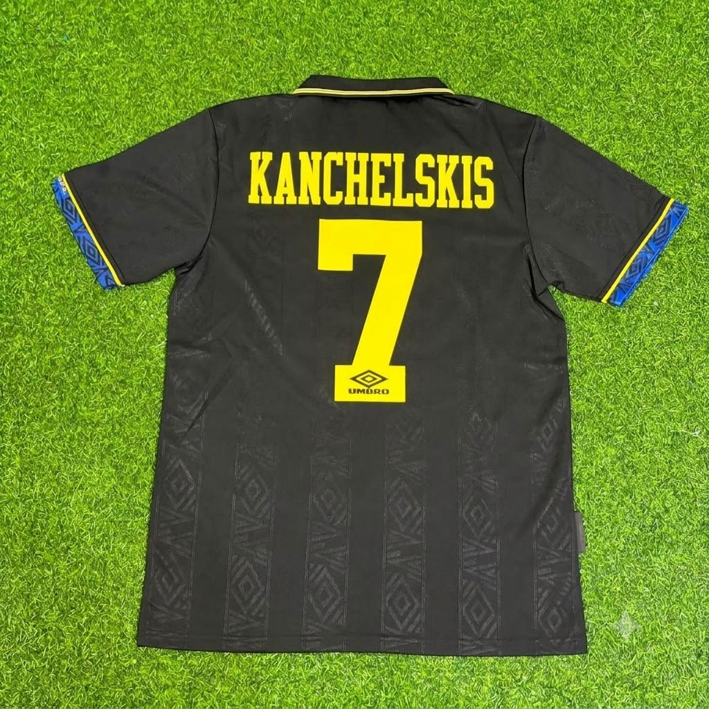 Andrey Kanchelskis Manchester United 1992 1993 Retro Retro Fußballtrikot