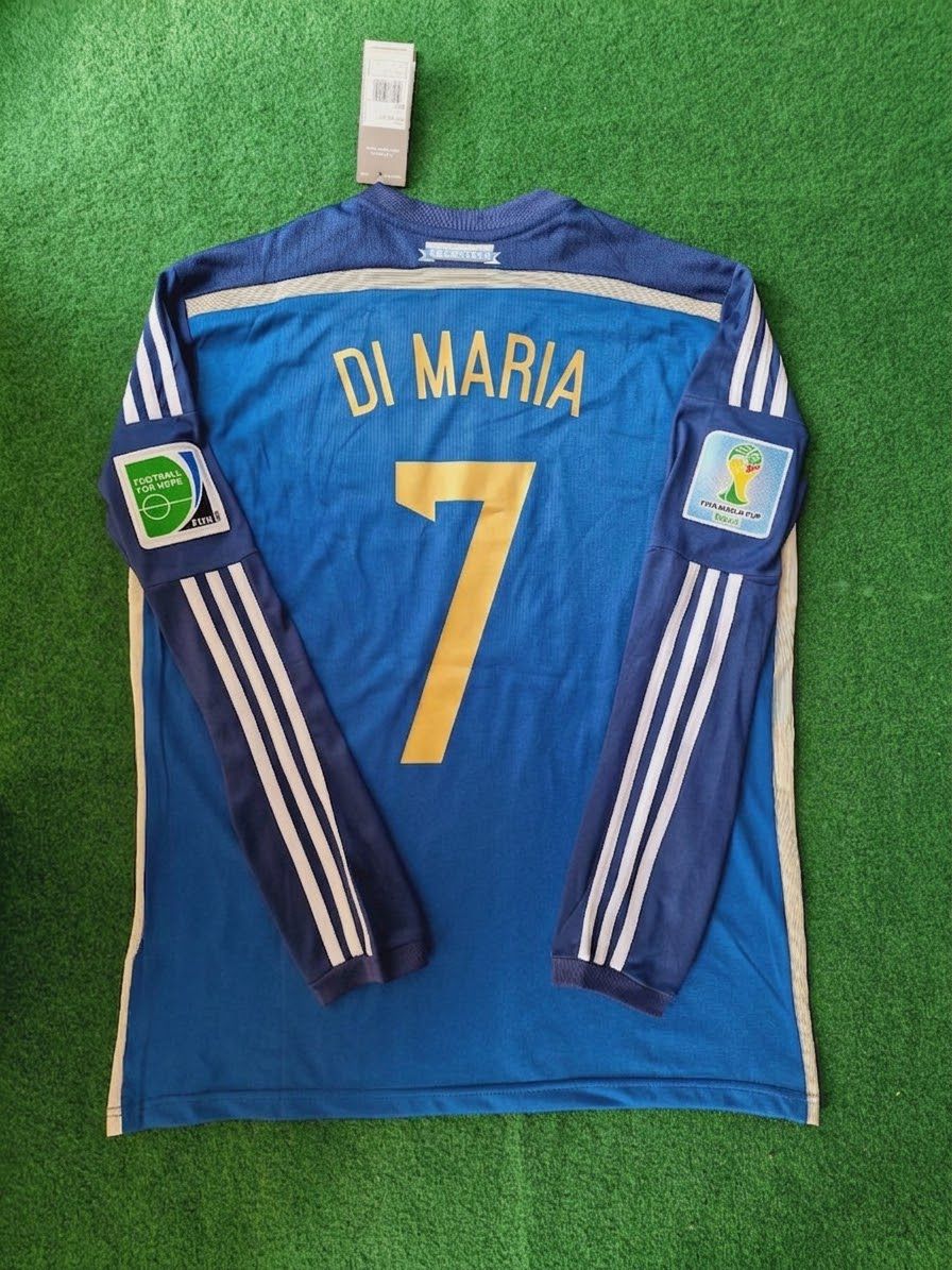 Angel Di Maria Argentinien WM 2014 Retro Fußballtrikot