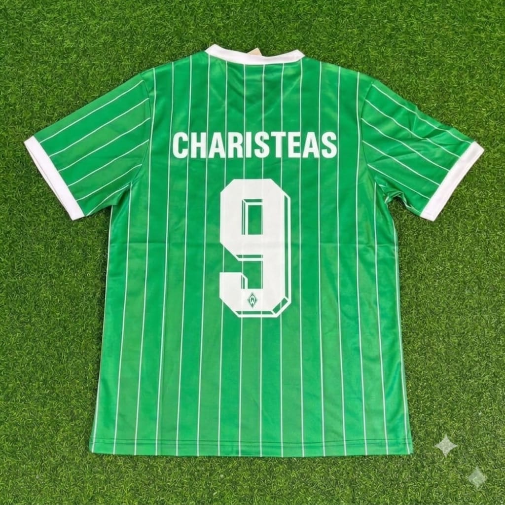 Angelos Charisteas Werder Bremen Gedenk-Heim-Retro-Fußballtrikot