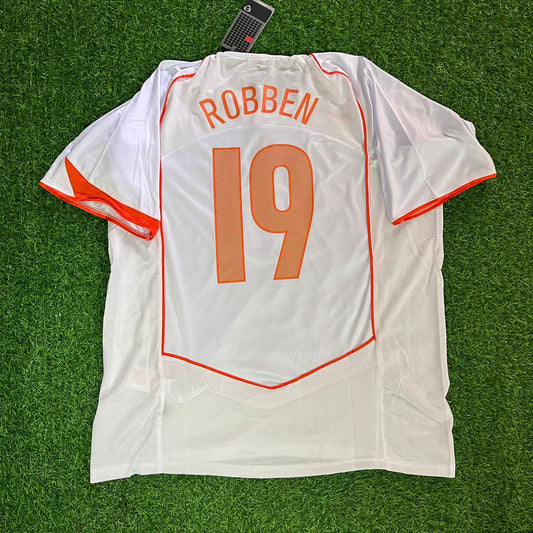 Arjen Robben Niederlande 2006 Deutschland WM Weißes Trikot