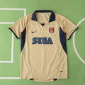 Arsenal 2001-2002 Season Away Retro Football Jersey Trikot Maillot