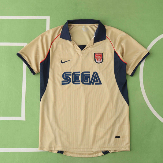 Arsenal 2001-2002 Season Away Retro Football Jersey Trikot Maillot