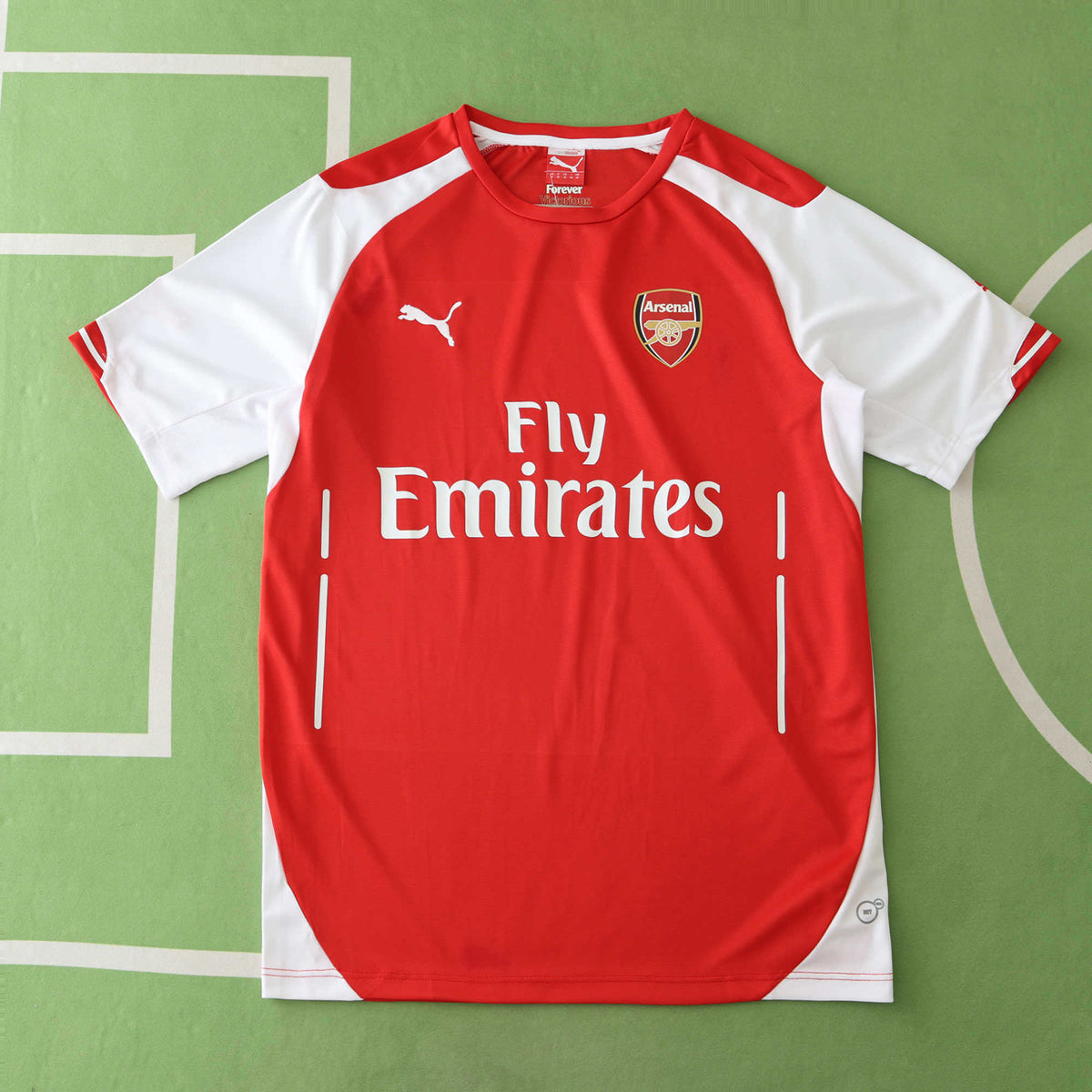 Arsenal 2014-2015 Season Home Retro Red Football Jersey Trikot Maillot