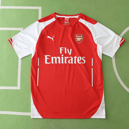Arsenal 2014-2015 Season Home Retro Red Football Jersey Trikot Maillot
