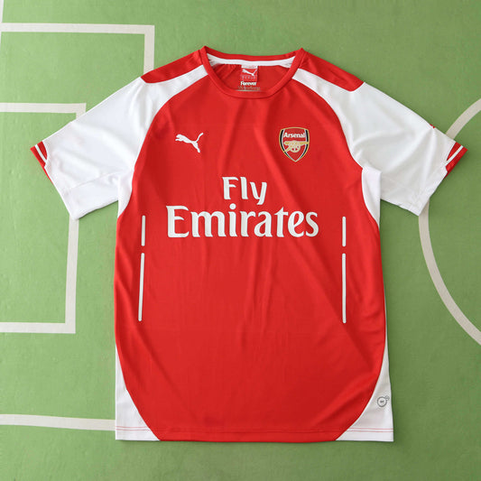 Arsenal 2014-2015 Season Home Retro Red Football Jersey Trikot Maillot