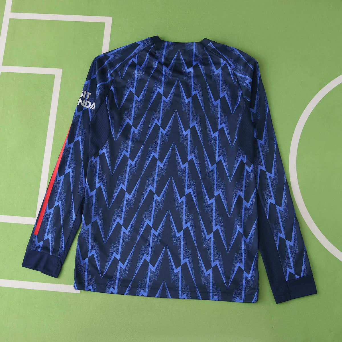 Arsenal 2025-2026 Season Away Long Sleeve Blue Football Jersey Trikot Maillot